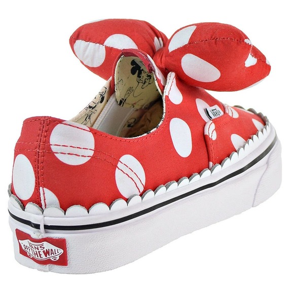 Vans X Disney 90th Anniversary Shoes - Minnie's Bow (Authentic Gore) - Picture 4 of 7